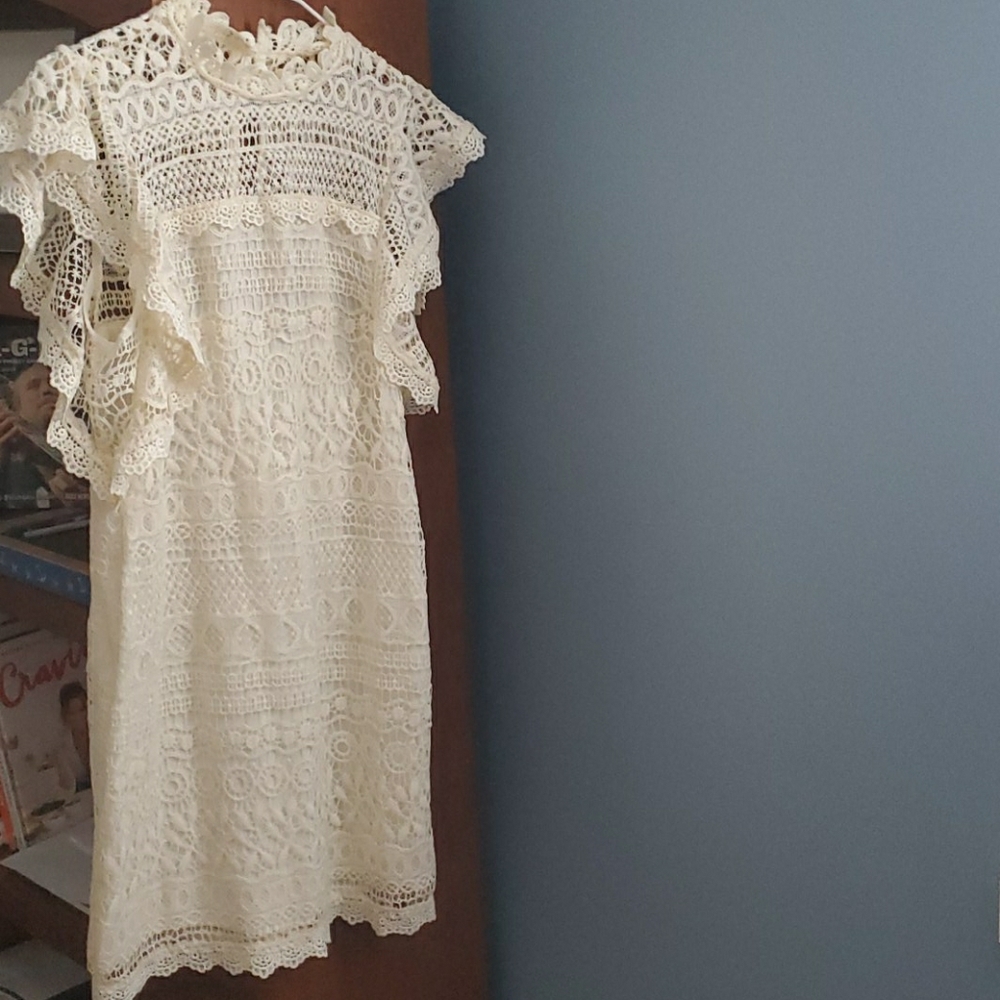 Brand new Ark nc off white lace dress